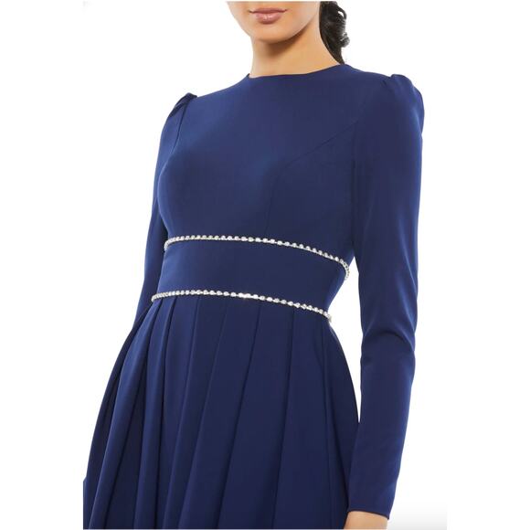 Mac‎ Duggal [ 6 ] A Line Rhinestone Waist Evening Gown #55705 - Picture 2 of 11